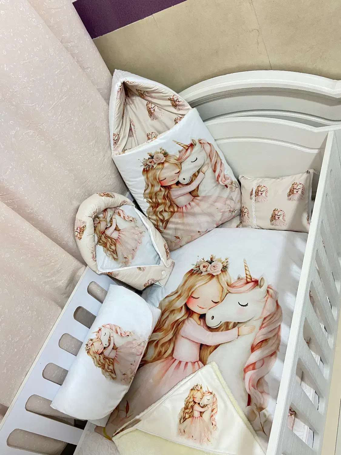 ست رو تختی ۵ تیکه نوزادی|اسباب و اثاث بچه|مشهد, شهید قربانی|دیوار