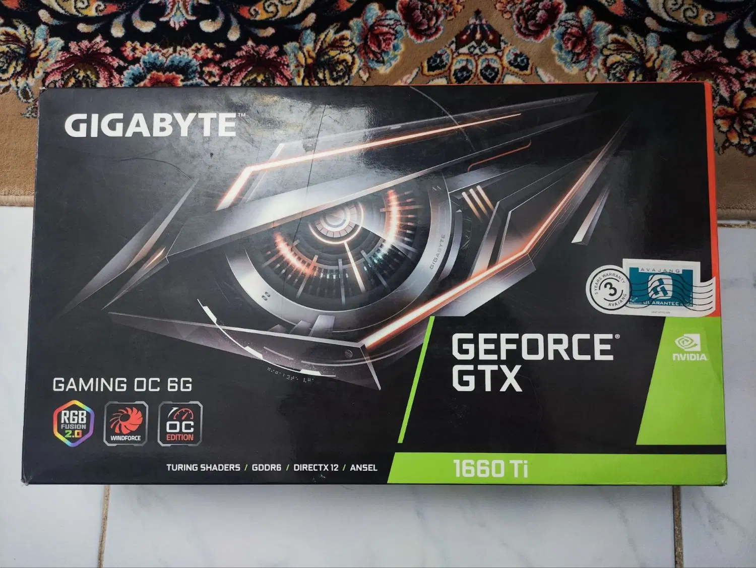 GTX1660TI 6GB GIGABYTE|قطعات و لوازم جانبی رایانه|اهواز, نادری|دیوار