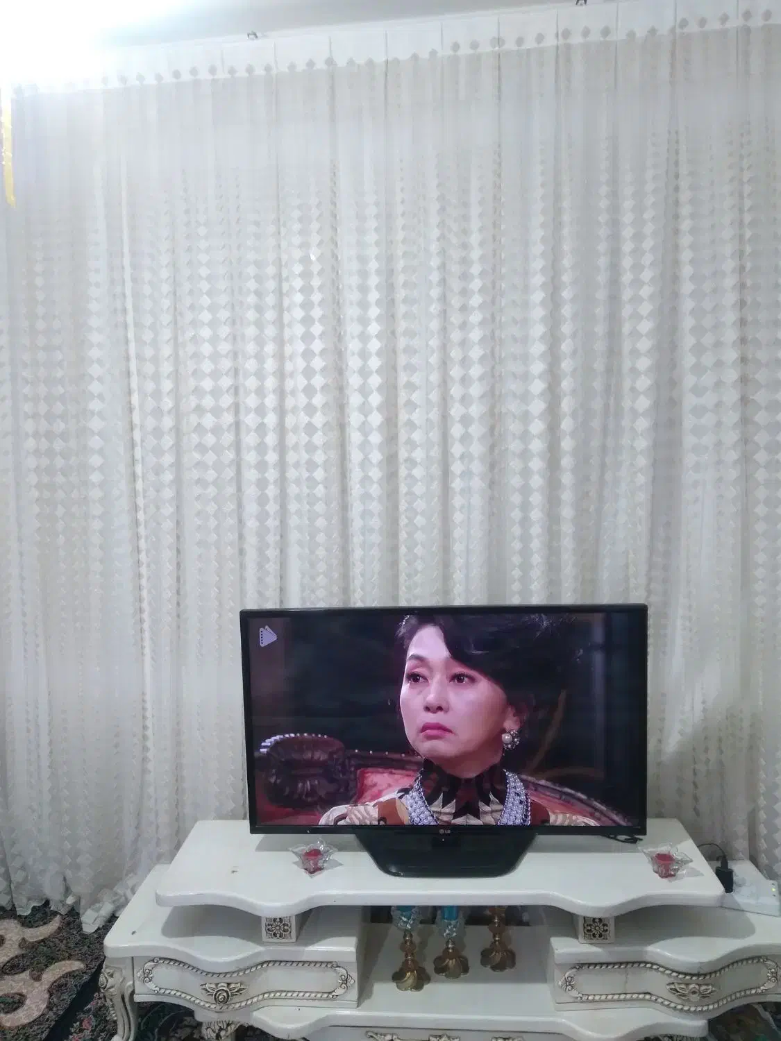 پرده پذیرایی ۱۳متر فروشی|پرده، رانر، رومیزی|رومشکان, |دیوار