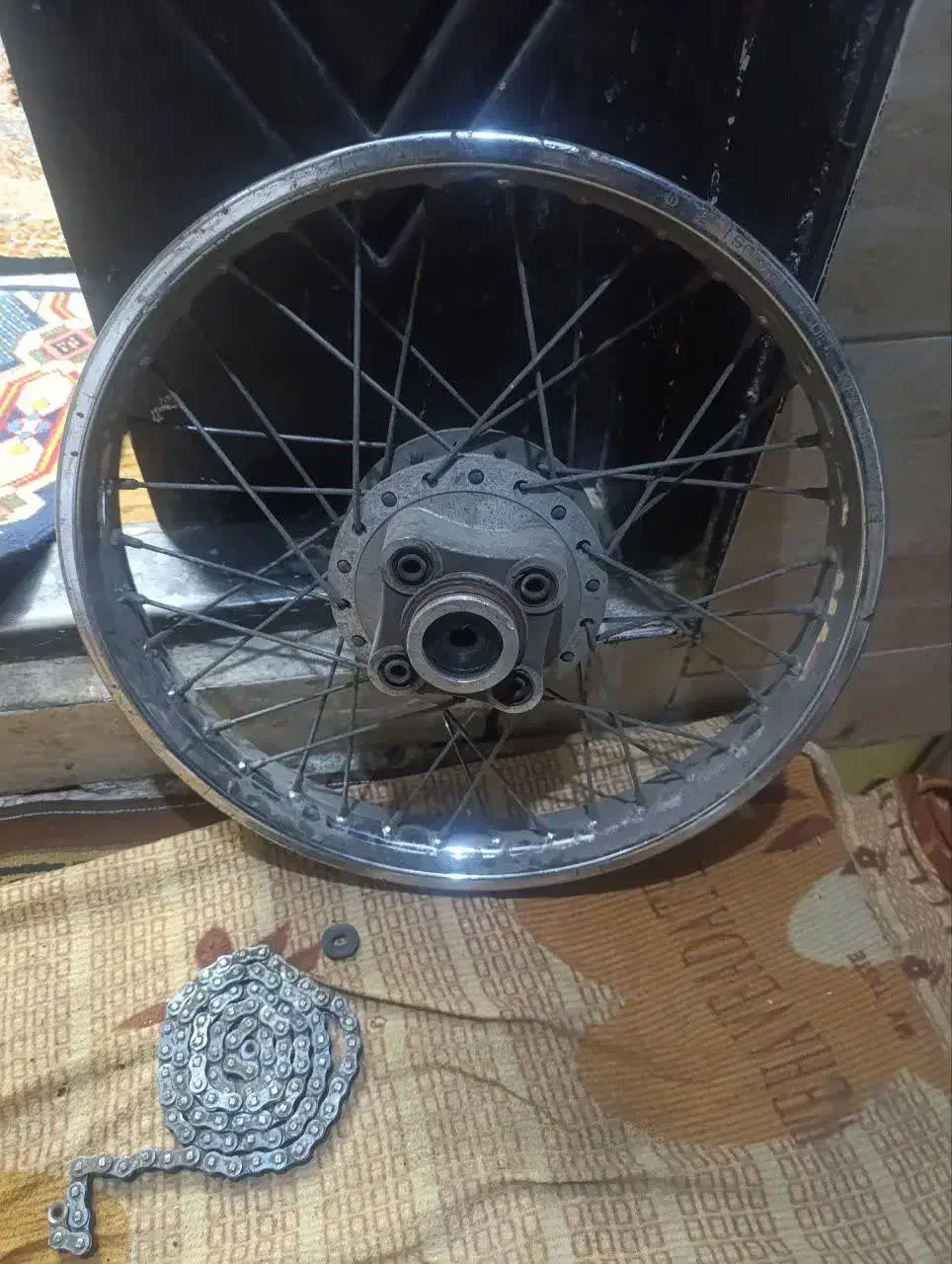 چرخ عقب هوندا|قطعات یدکی و لوازم جانبی|قم, دروازه ری|دیوار