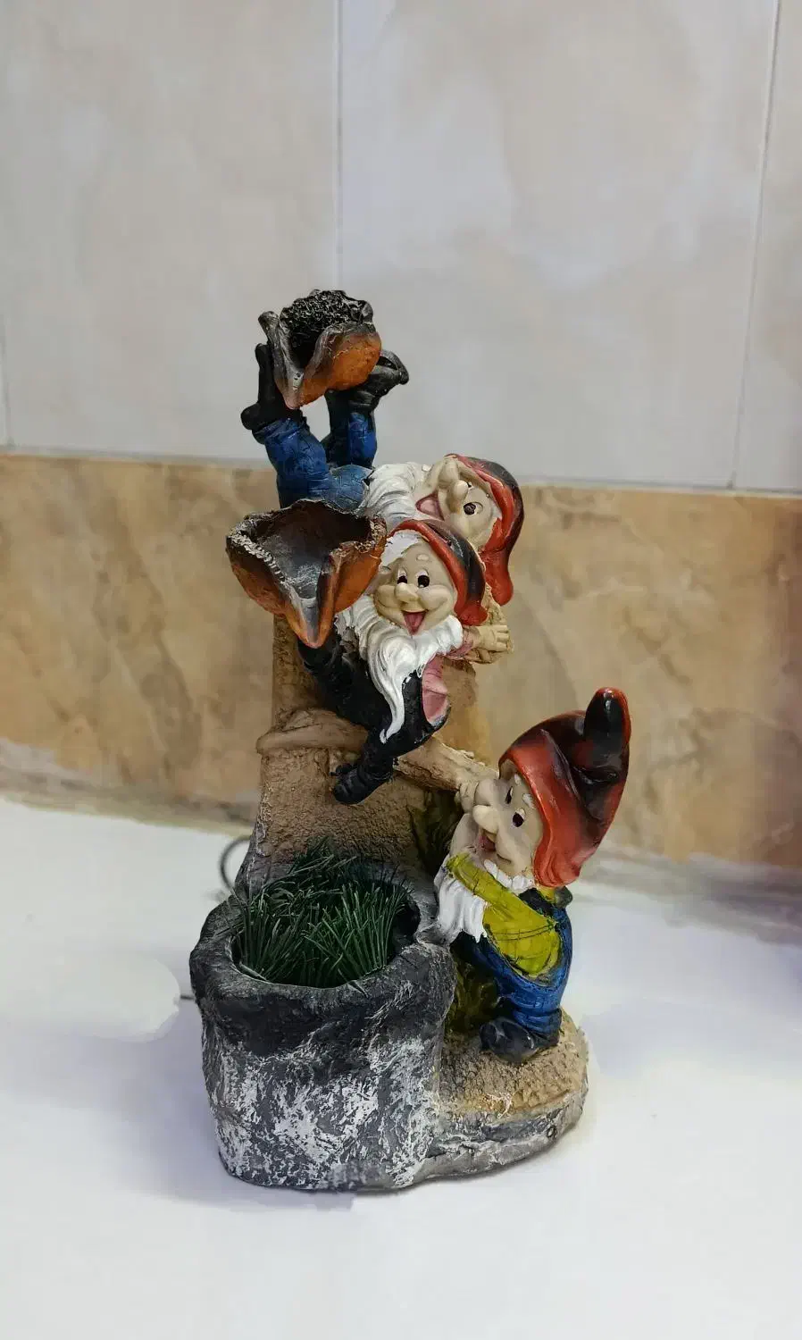 آبنمای هفت کوتوله|صنایع دستی و سایر لوازم تزئینی|قم, حنیف نژاد|دیوار