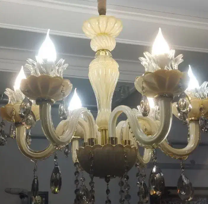 آویز کریستالی شیک|لوستر و چراغ آویز|قم, زنبیل آباد|دیوار