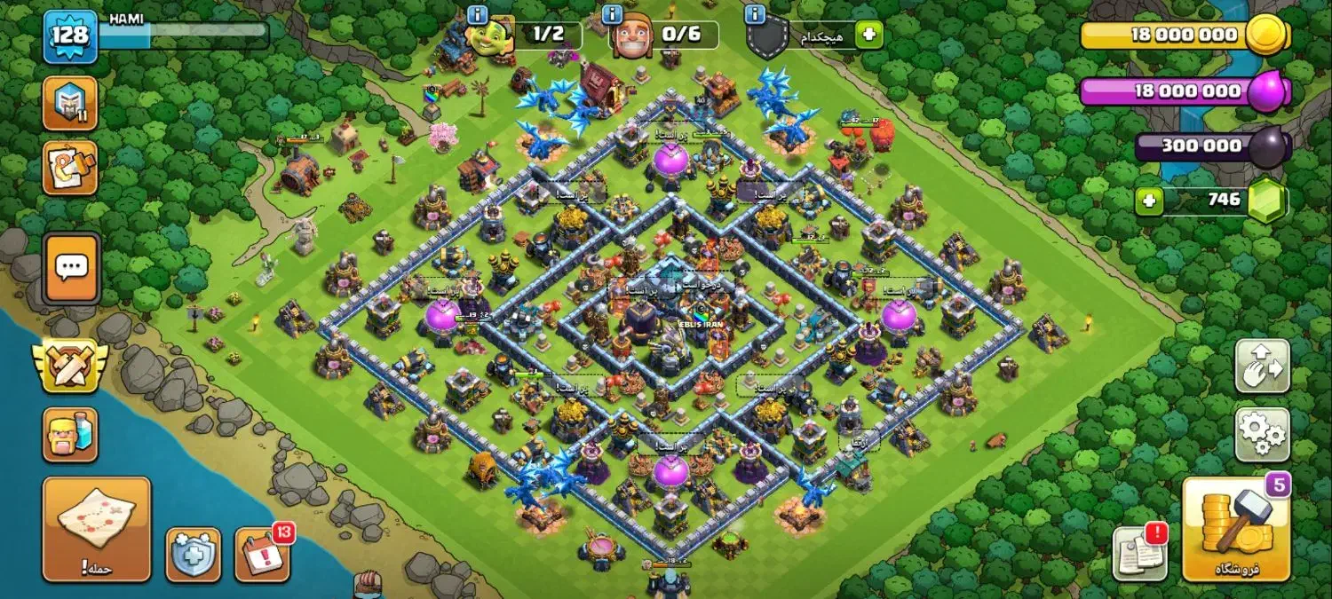 ۲عدد اکانت و ۱ کلن بازی کلش آف کلنز فروش حضوری|کنسول، بازی ویدئویی و آنلاین|اصفهان, شهرک کاوه|دیوار