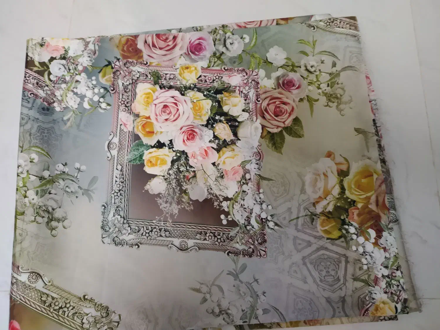 چادر ابریشمی اعلای دوخته نشده|لباس|تبریز, |دیوار