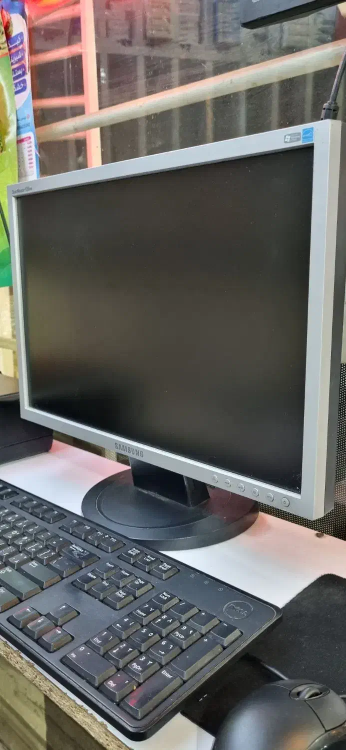 مینی کیس اچ پی و مانیتور و کیبورد dell|رایانه رومیزی|گنبد کاووس, |دیوار