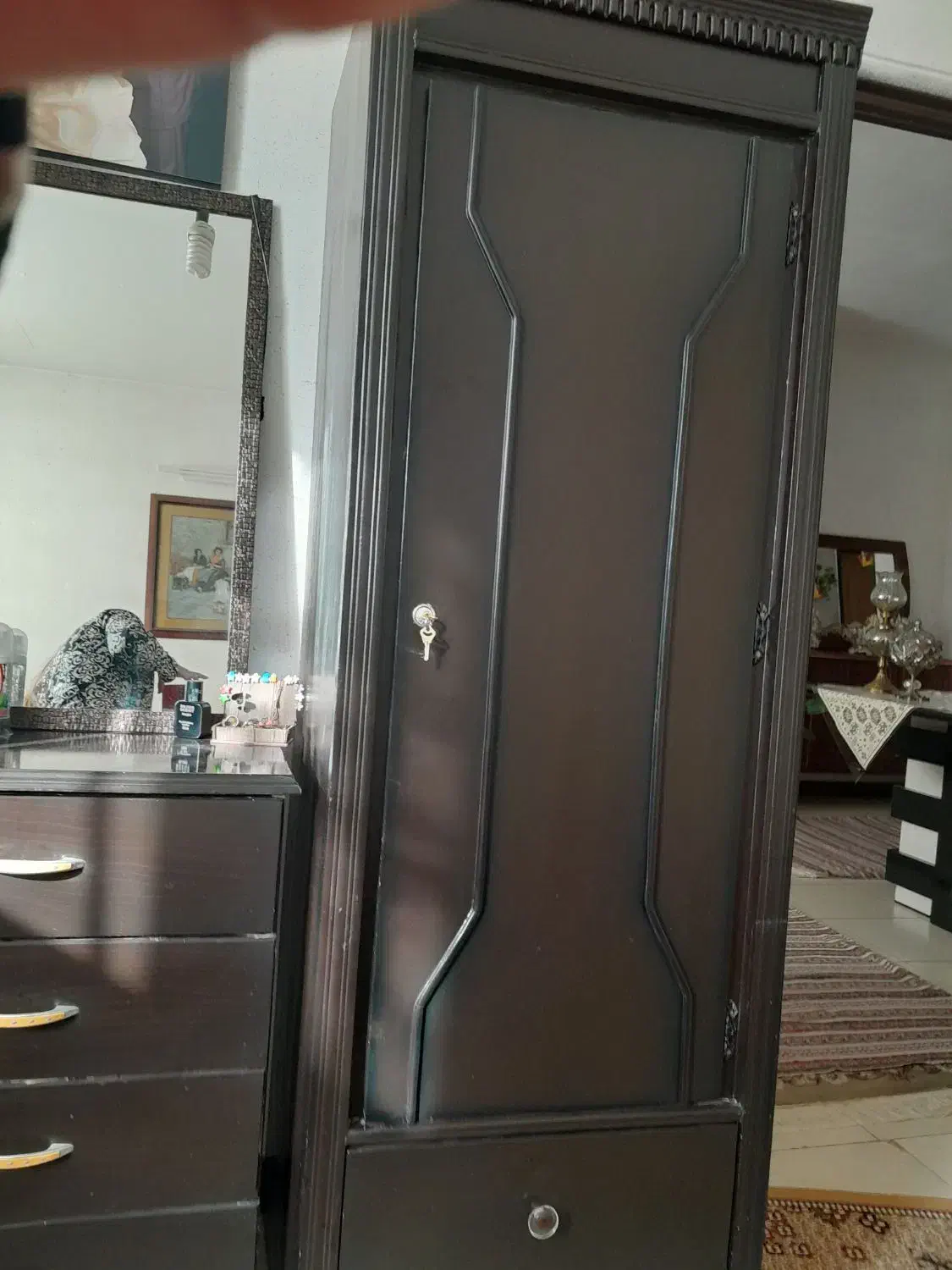 کمد لباس|جاکفشی، کمد، دراور|اصفهان, قهجاورستان|دیوار