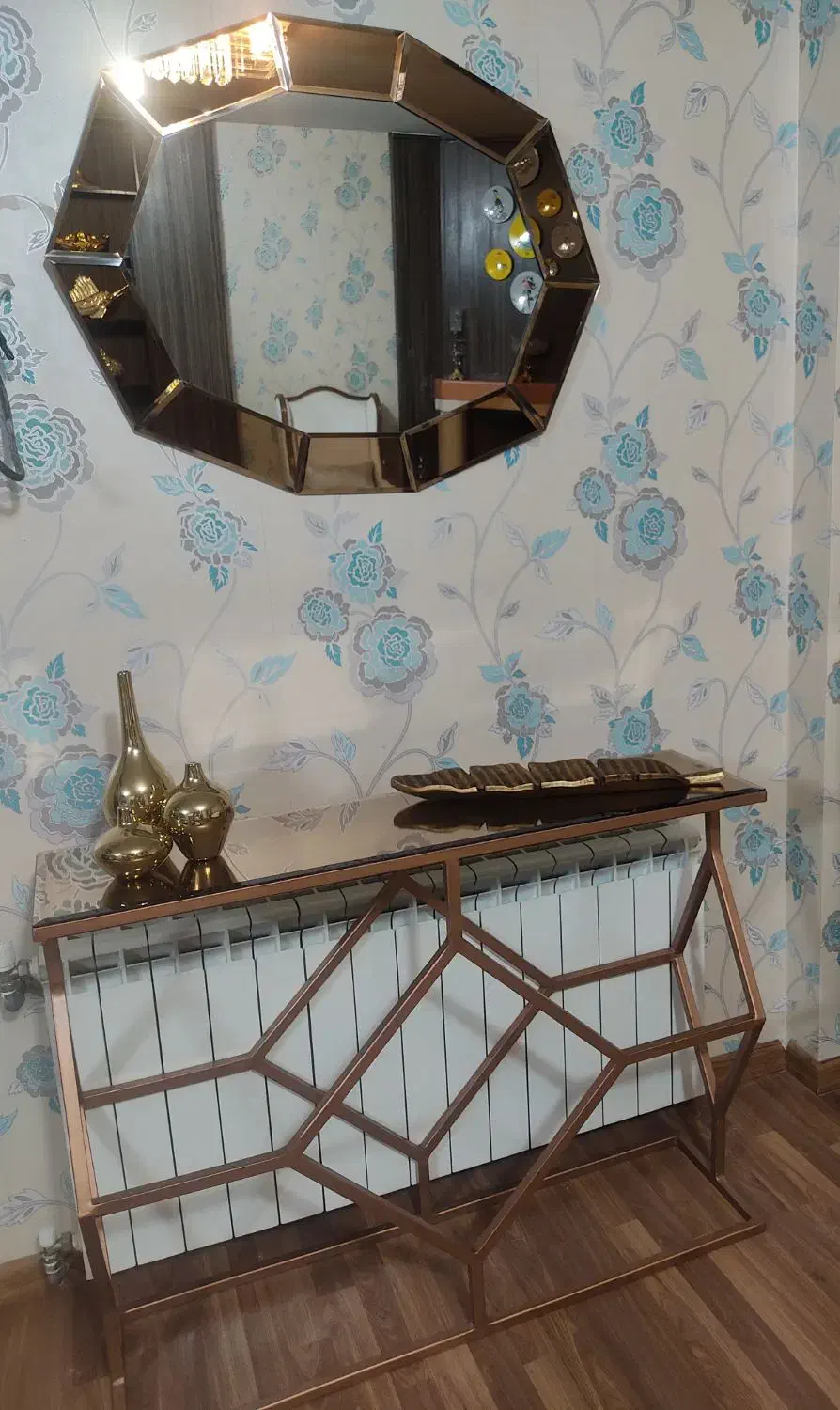آینه کنسول میز وسط میز دکوری|بوفه، ویترین، کنسول|شیراز, نیایش|دیوار
