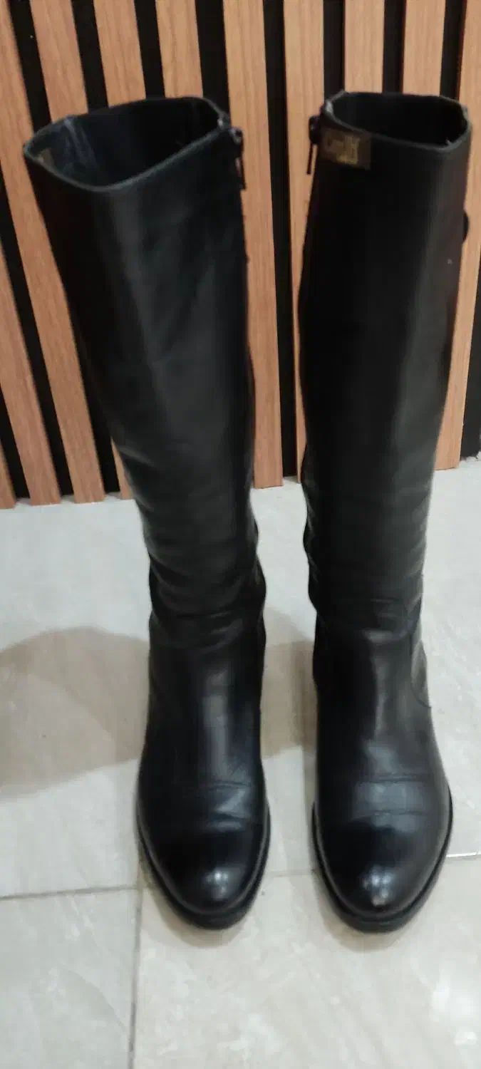 بوت بلند چرم زنانه نو|کیف، کفش، کمربند|تهران, ائمه اطهار|دیوار