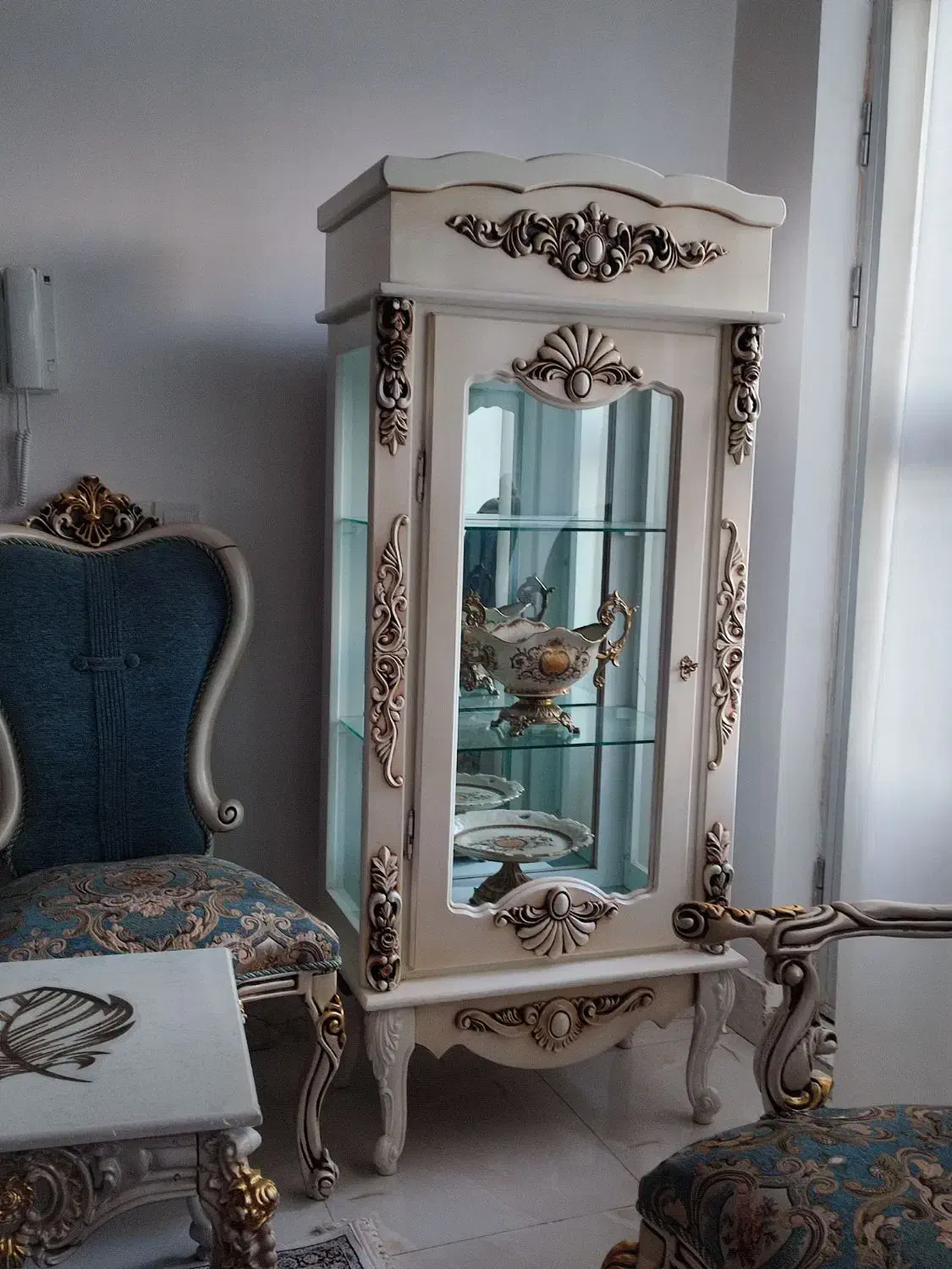 بوفه|بوفه، ویترین، کنسول|هریس, |دیوار