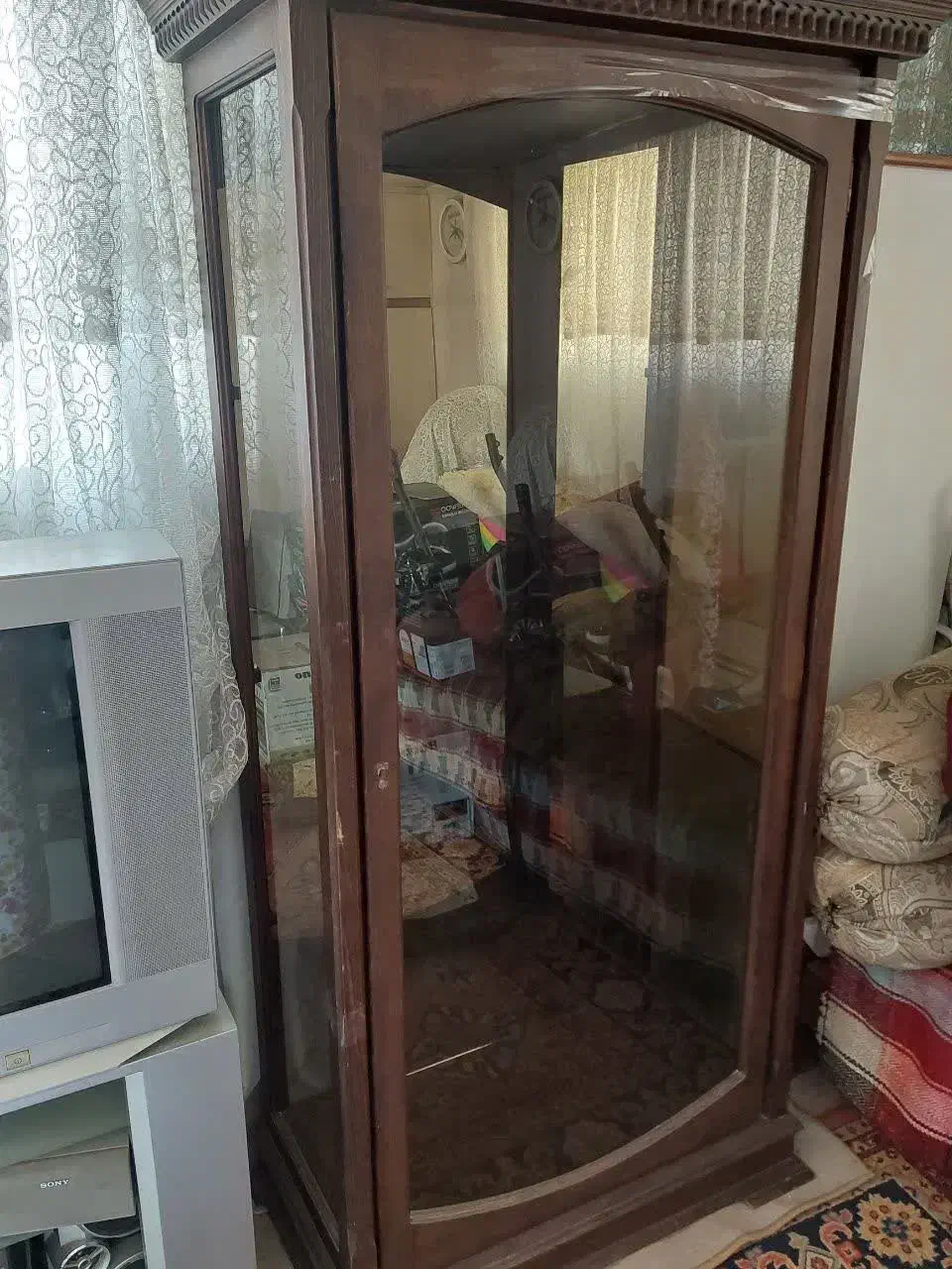 ویترین چوبی|بوفه، ویترین، کنسول|اصفهان, شفق|دیوار