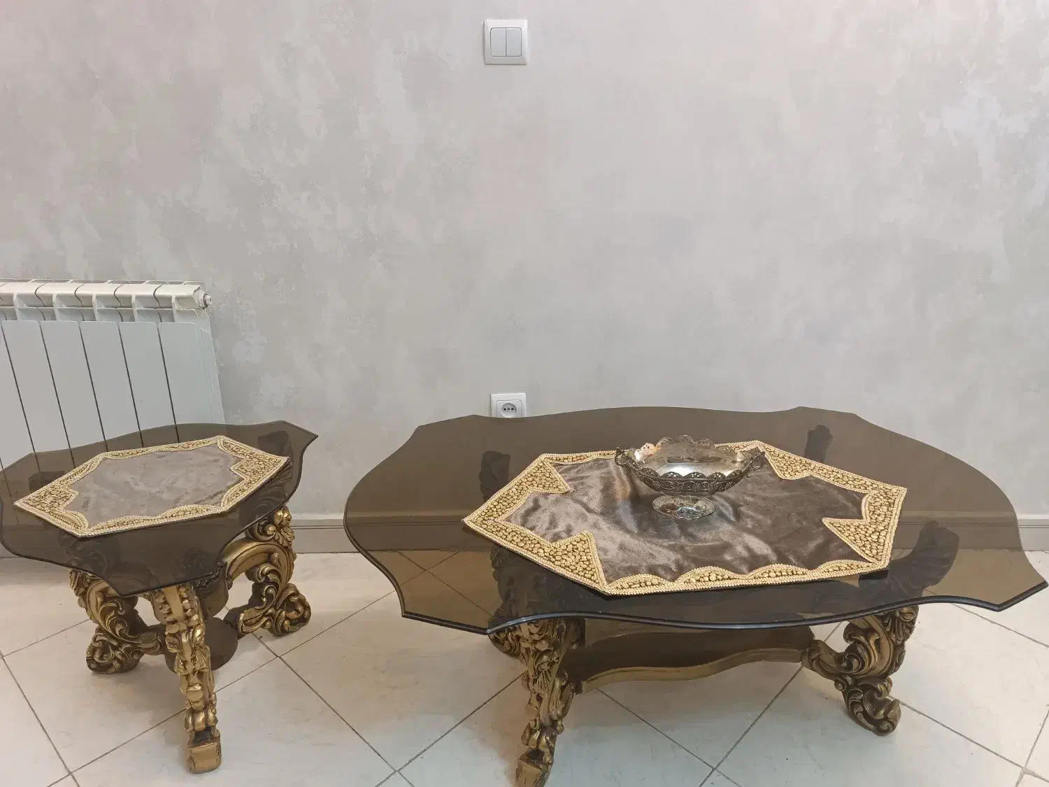 میز جلو مبلی سه عدد یکی بزرگ دوتا کوچیک|مبلمان خانگی و میز عسلی|تهران, فلاح|دیوار