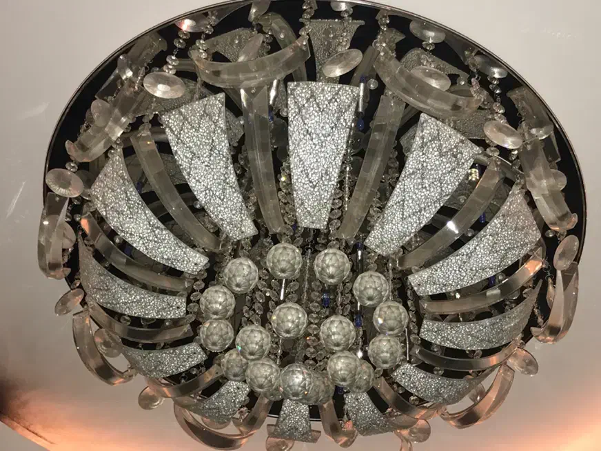 لوستر کنترل دار چندحالته سایزیزرگ قطر ۷۰سانت|لوستر و چراغ آویز|فردیس, قریشی|دیوار