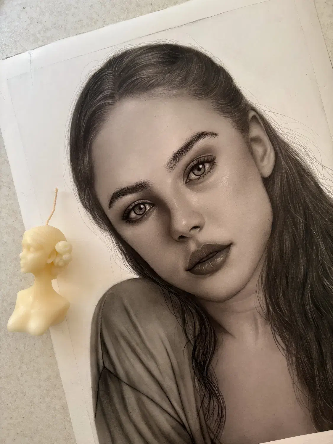 سفارش طراحی چهره هایپررئال|تابلو، نقاشی، عکس|خمین, |دیوار