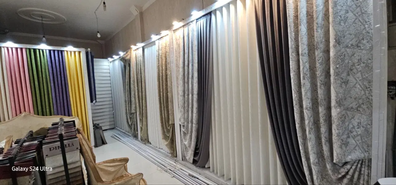 اندازه گیری طراحی ودوخت ونصب(سفارش درمنزل)۲۰٪تخفیف|پرده، رانر، رومیزی|تهران, شهرک کوهسار|دیوار