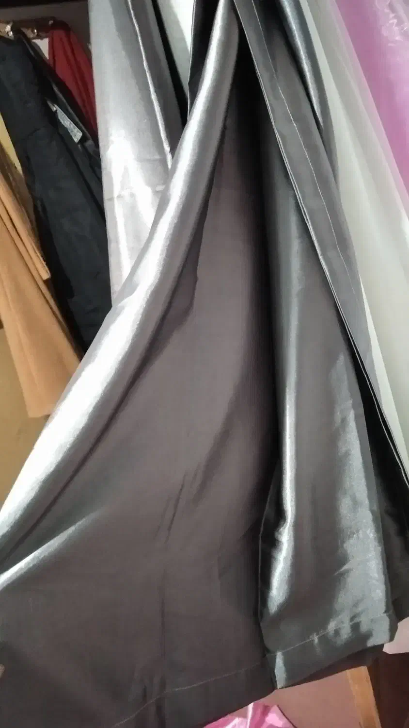 دستک پرده ساتن نو ساتن صاتن نو تور طور نو|پرده، رانر، رومیزی|مشهد, حضرت حجت|دیوار