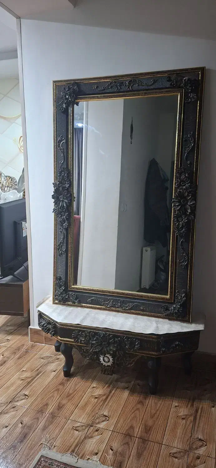 آینه کنسول|بوفه، ویترین، کنسول|کردکوی, |دیوار