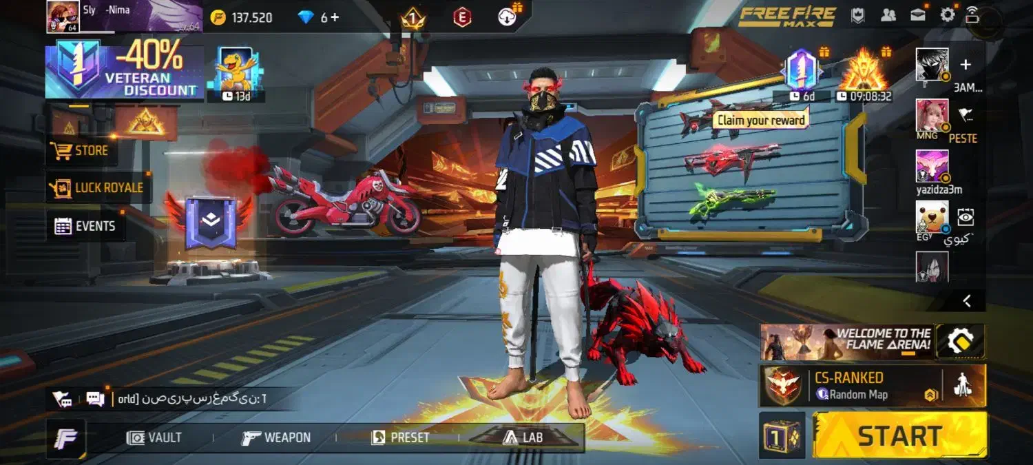 فریفایر|کنسول، بازی ویدئویی و آنلاین|داراب, |دیوار