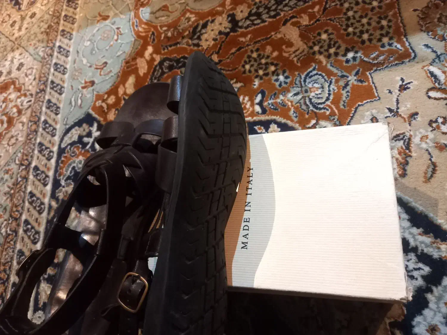 کفش صندل تمام چرم گاو ایتالیایی مارک Deus|کیف، کفش، کمربند|شاهین‌شهر, شهرک گلدیس|دیوار