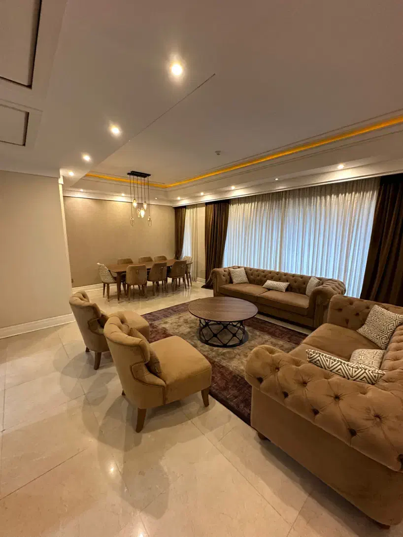 زعفرانیه 135 متر سوپر لوکس مبله و غیر مبله