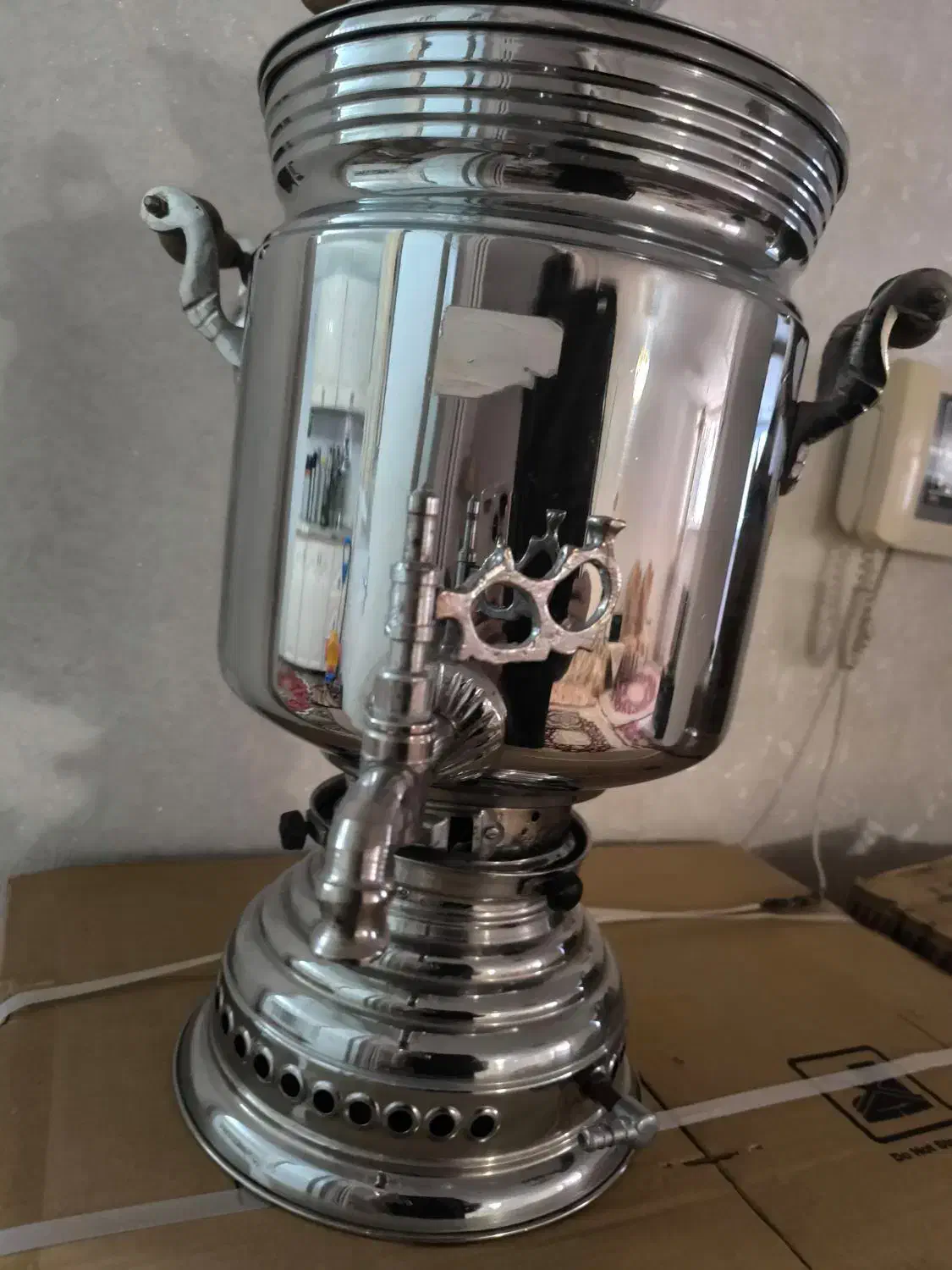 سماور برادران قاسمی قدیمی اصل ۲۰لیتری|سماور، چایساز، قهوهساز|تبریز, |دیوار