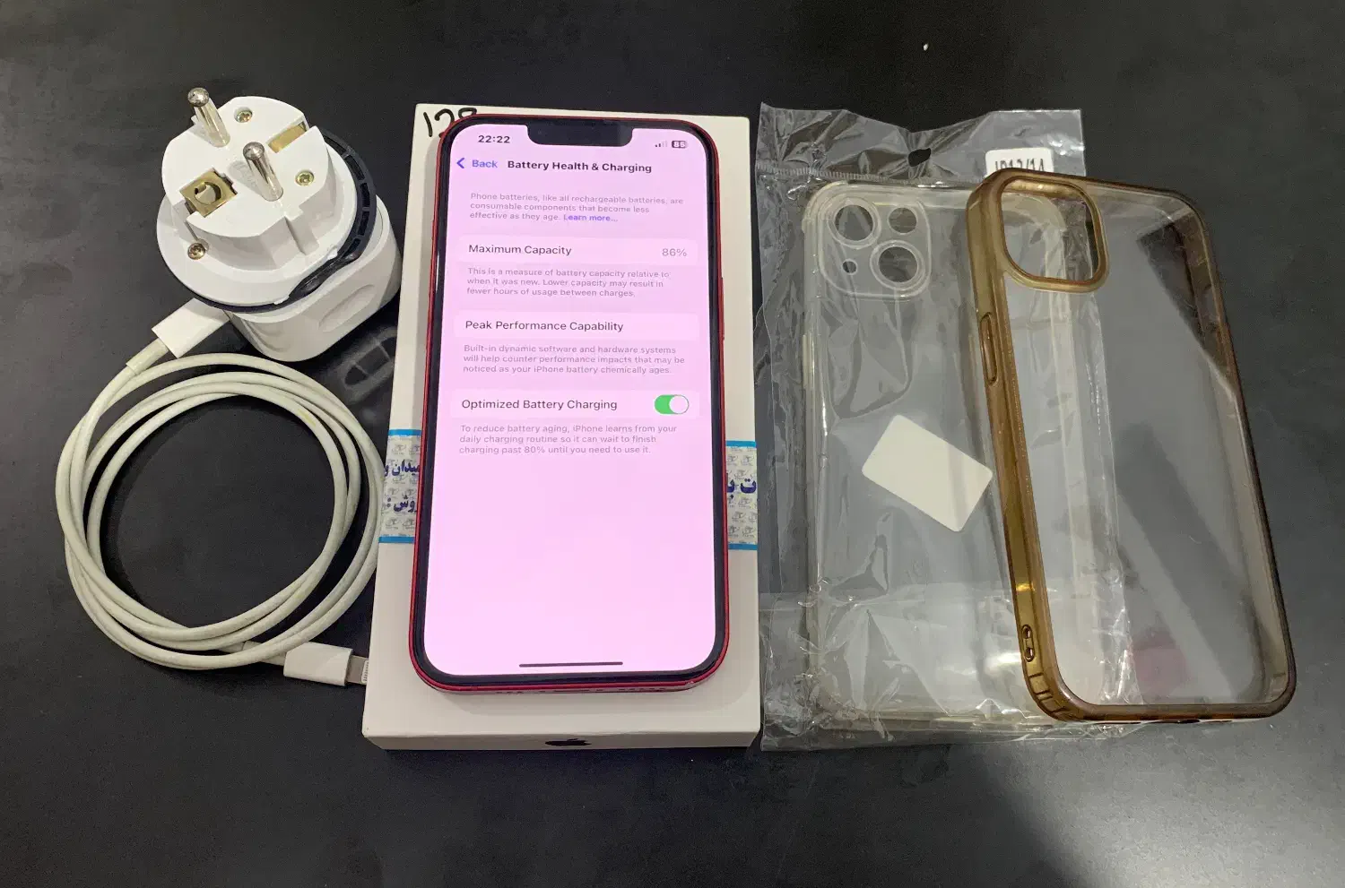 iPhone 13 normal 128 همراه با کلگی و کابل|موبایل|اسلامشهر, مظفریه|دیوار