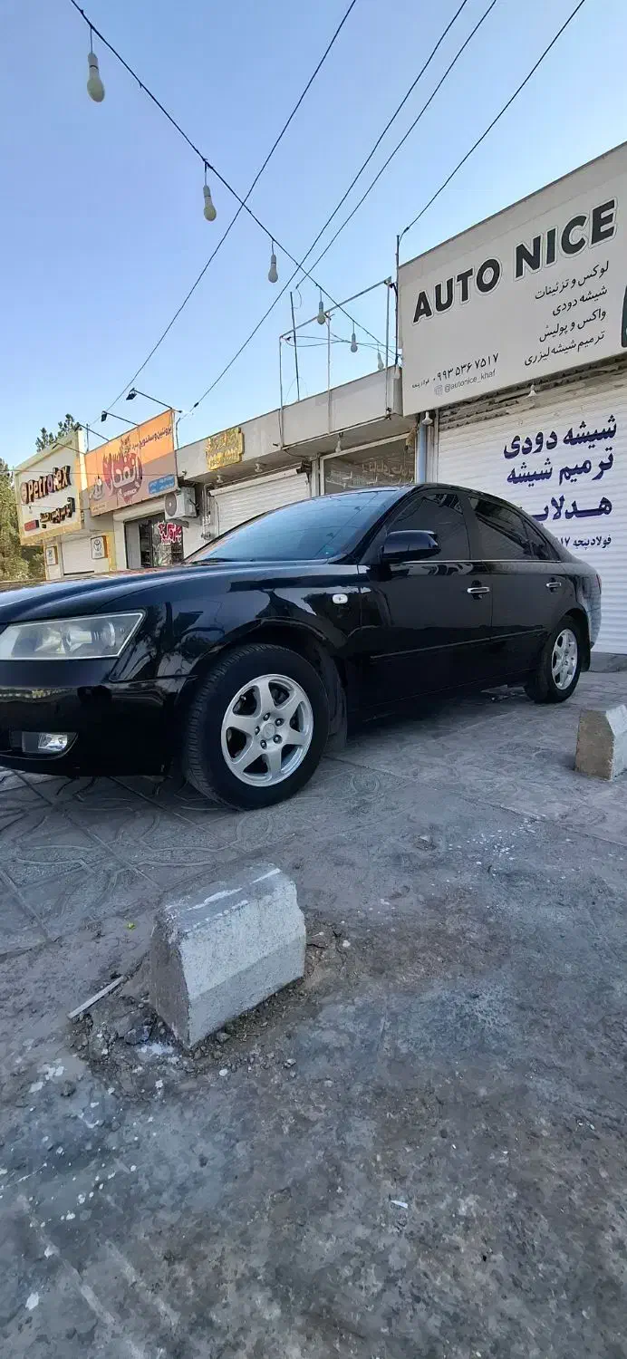 سونوتا ۲۰۰۸ مشکی|خودرو سواری و وانت|مشهد, کوی سیدی|دیوار