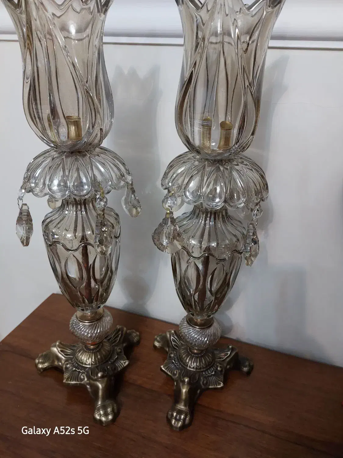 شمعدان کریستال|صنایع دستی و سایر لوازم تزئینی|اسدآباد, |دیوار