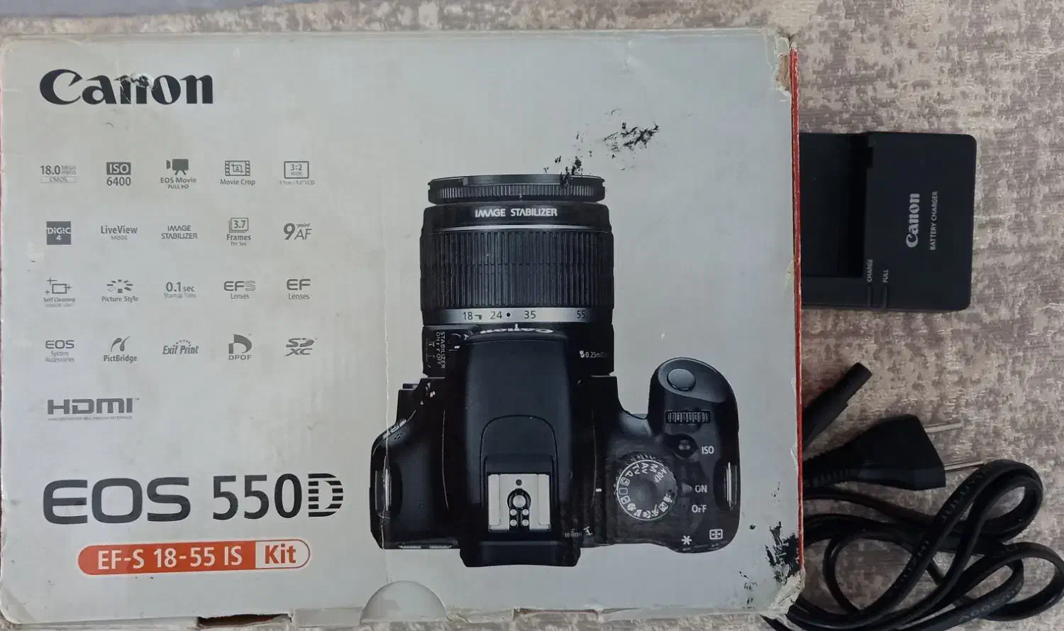 دوربین canon550 D|دوربین عکاسی و فیلم‌برداری|شاهین دژ, |دیوار