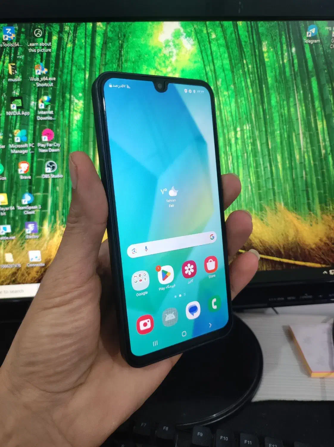 samsung A16  128gبا ۱۵ماه گارانتی|موبایل|گنبد کاووس, |دیوار