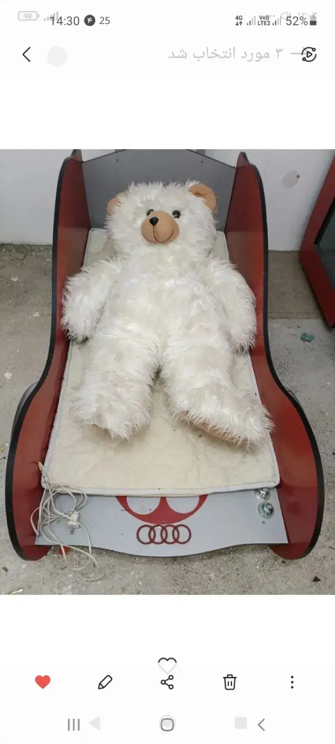 کمد و تخت بچه|تخت و صندلی بچه|قرچک, داوود آباد|دیوار