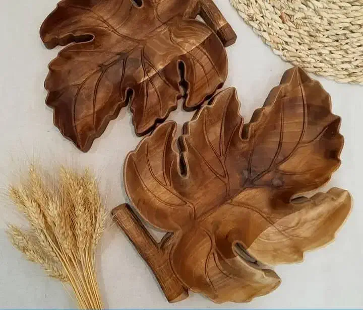 ظروف چوبی خراطی شده|صنایع دستی و سایر لوازم تزئینی|حمیدیا, |دیوار