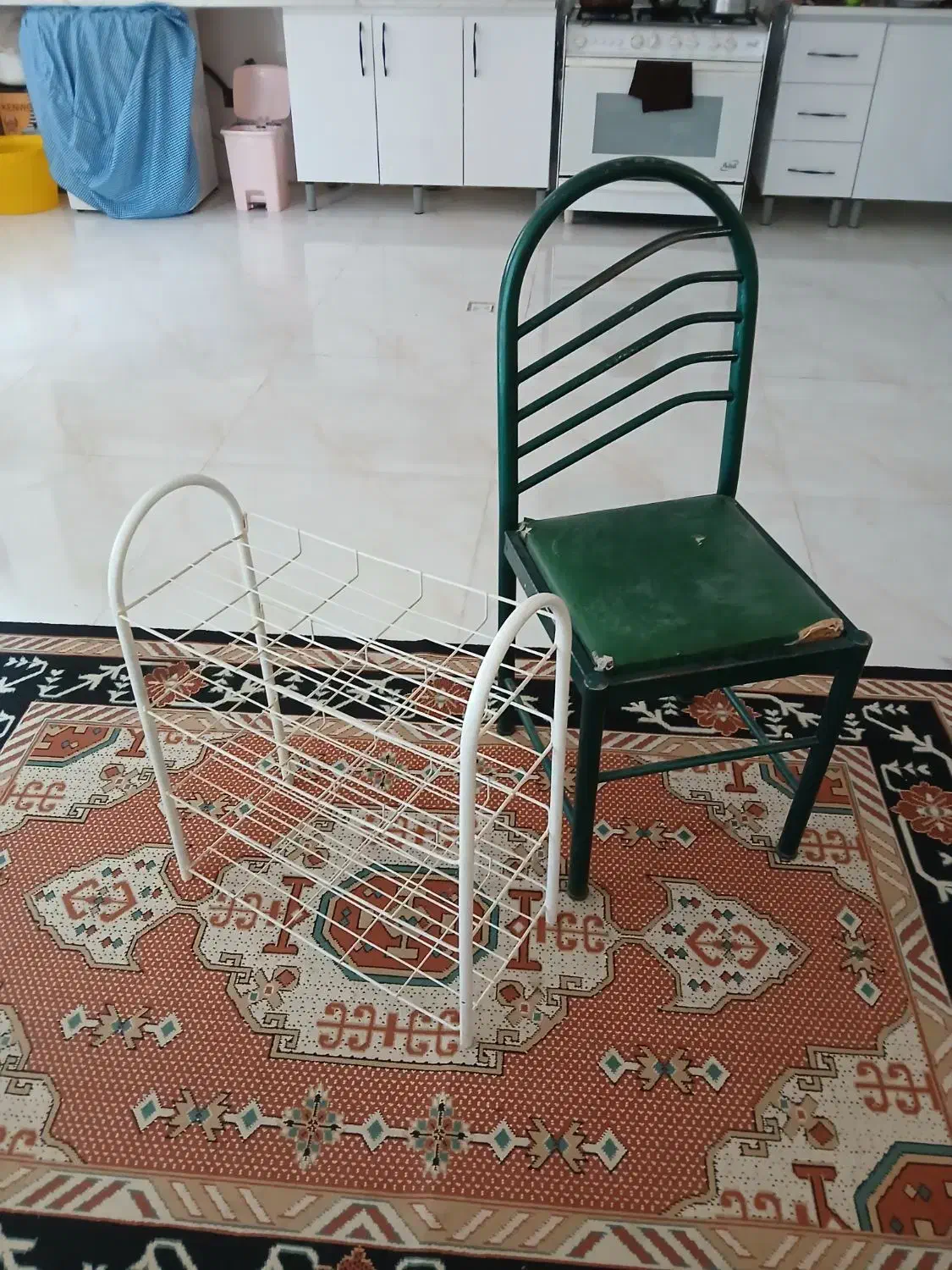 صندلی وجای کفش فلزی|صندلی و نیمکت|کرمانشاه, |دیوار