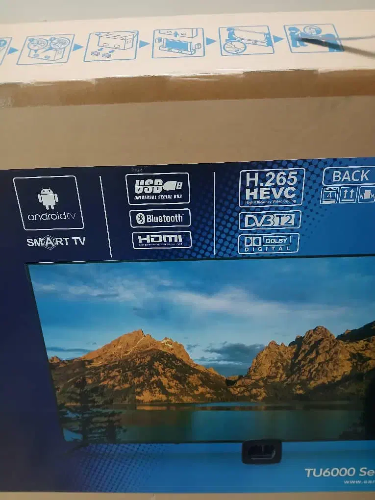 کارتون تلوزیون ۶۵ اینج نو|تلویزیون و پروژکتور|کرج, حصارک بالا|دیوار