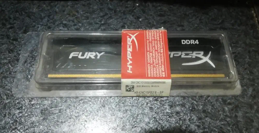 رم فیوری 8 گیگ Fury 8G CL15 2666 mhz|قطعات و لوازم جانبی رایانه|رودهن, |دیوار