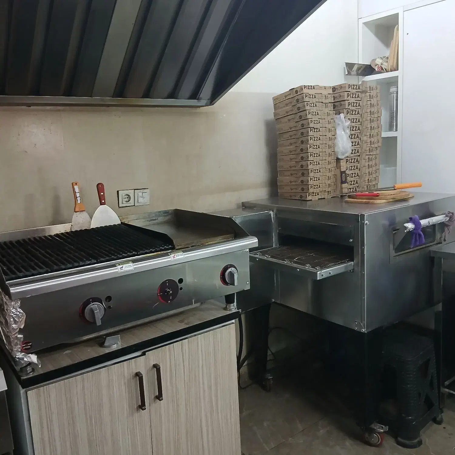 فر ریلی آون دهنه ۵۰ و فر ترکیبی ۹۰ سانت|فروشگاه و مغازه|گرمدره, |دیوار