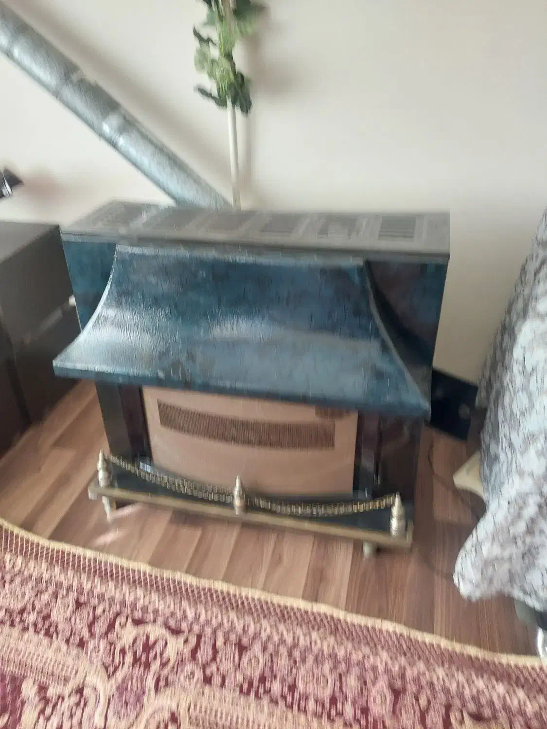 بخاری طرح شومینه و ساده|بخاری، هیتر، شومینه|اهر, |دیوار