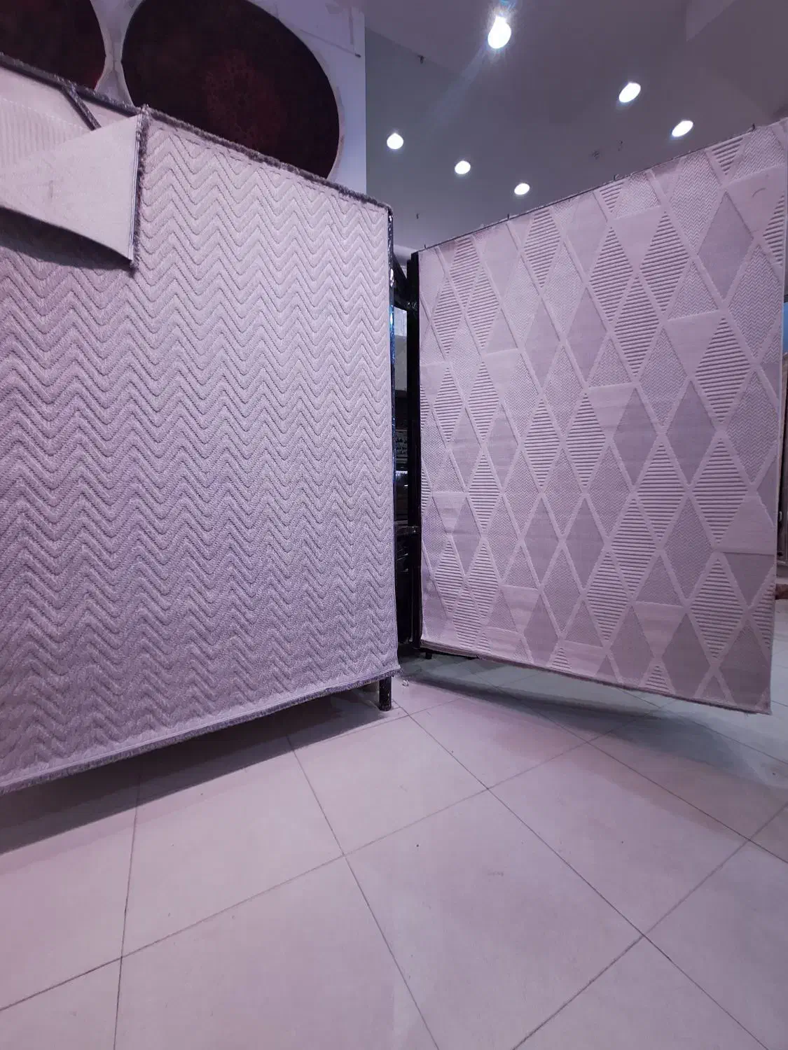 فرش ۶متر پینترستی پتینه کاشان طوسی نگارین|فرش|مشهد, امیر|دیوار