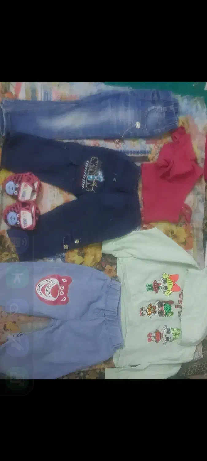 مقداری لباس بچه گانه در حد نو زمستانه|کفش و لباس بچه|فسا, |دیوار