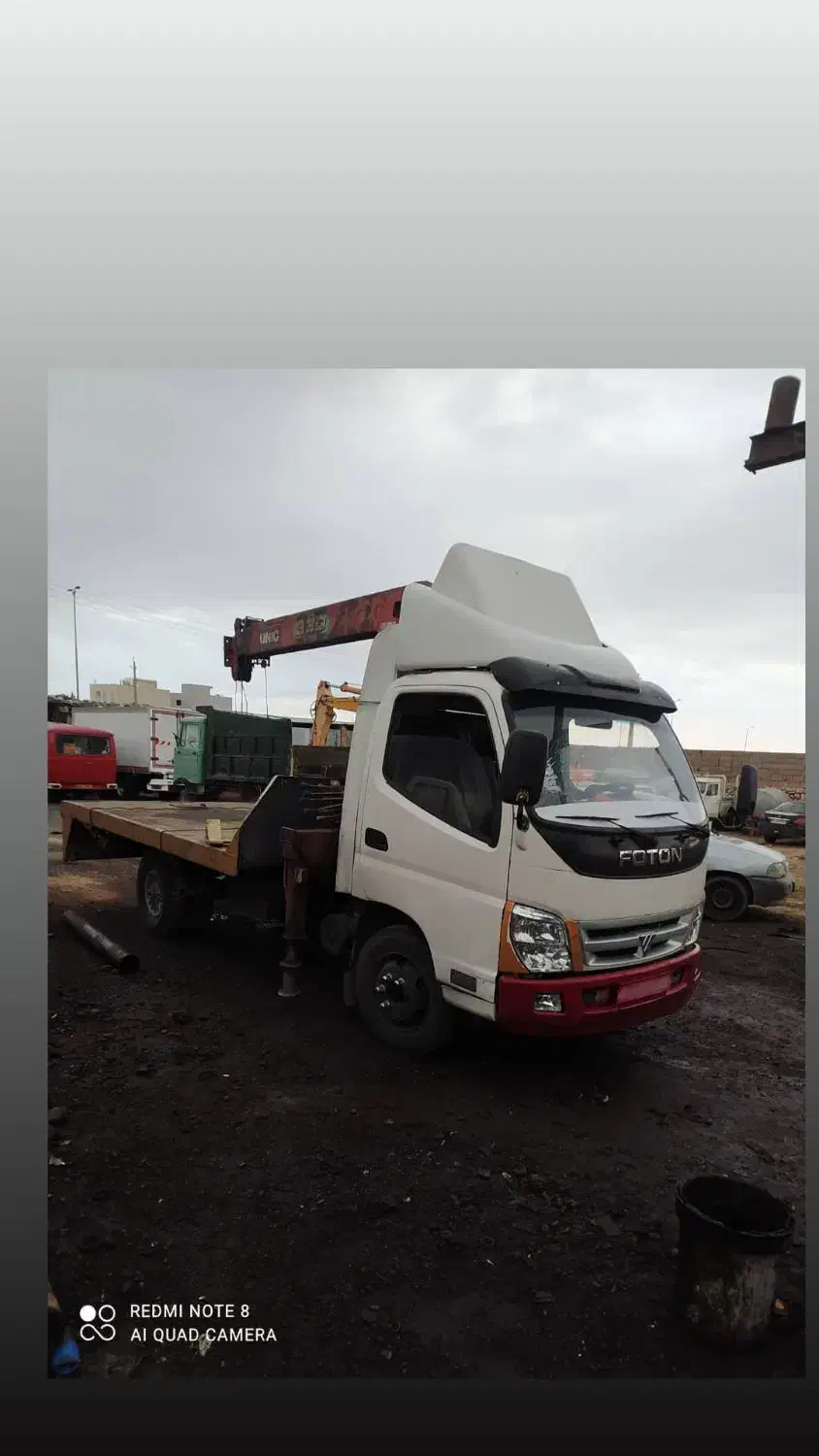 جرثقیل فوتون 3تن سفید مدل 87|خودرو سنگین|سمنان, |دیوار