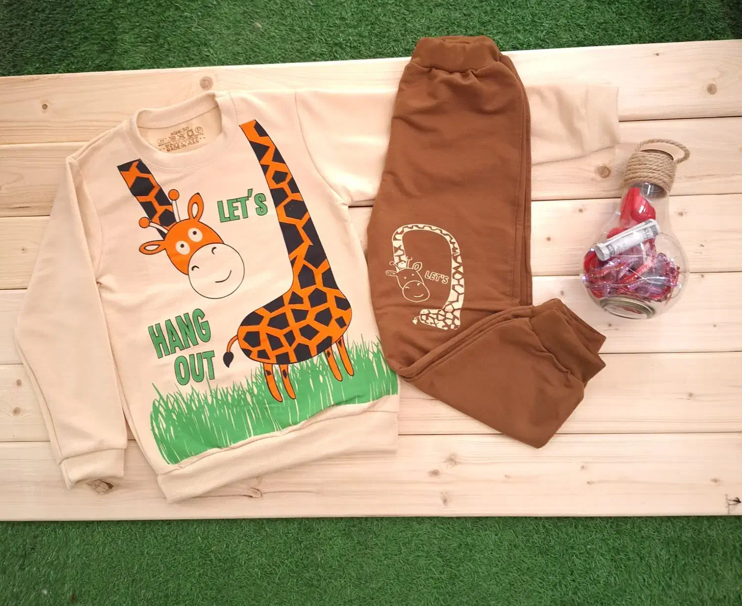 ست پاییزه زرافه|کفش و لباس بچه|قم, زنبیل آباد|دیوار