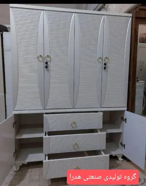 کمد چهار درب ۱۴۰ وکیوم|جاکفشی، کمد، دراور|قنوات, |دیوار