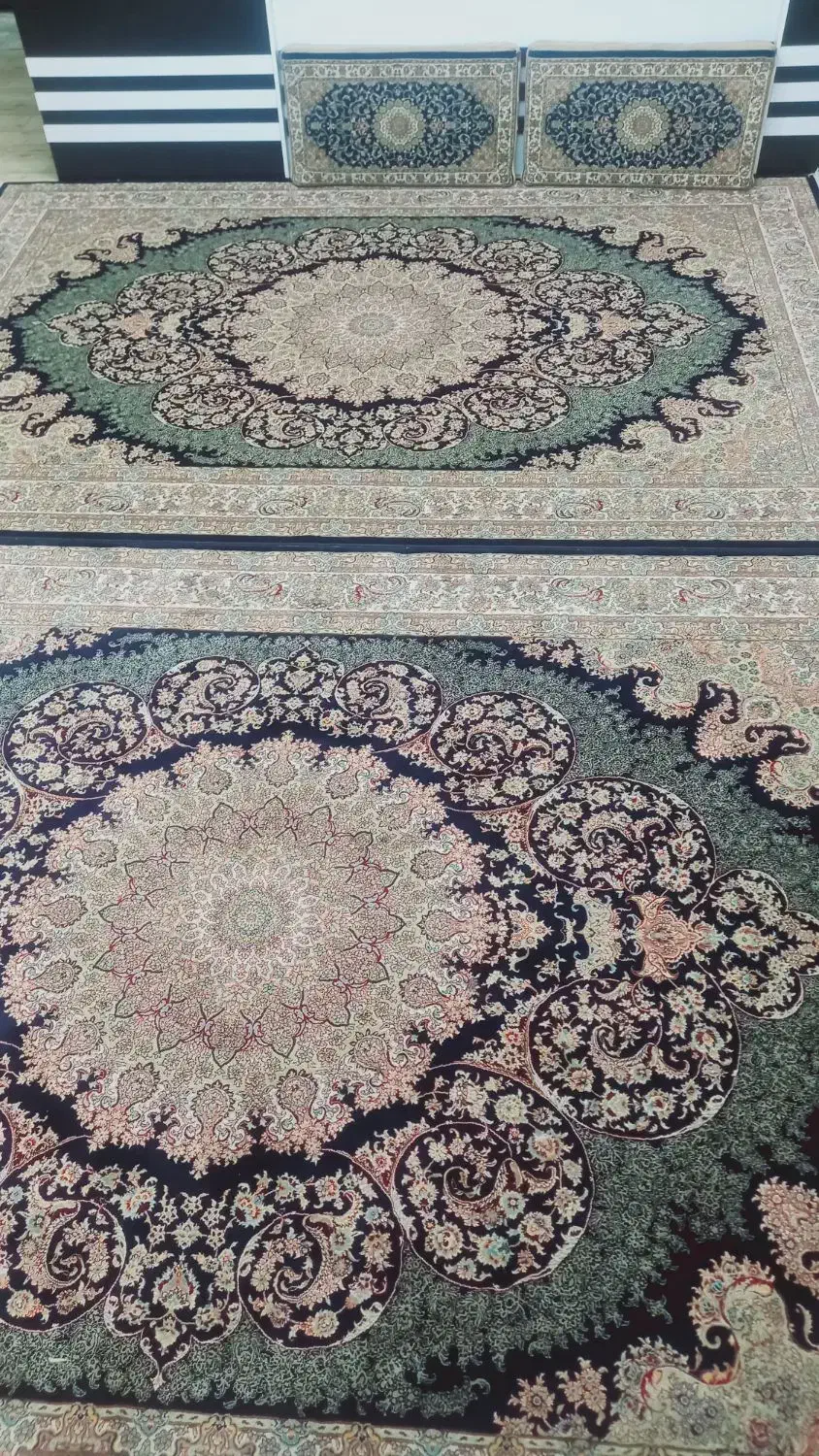 یک جفت فرش نه متری تمیز|فرش|نهاوند, |دیوار