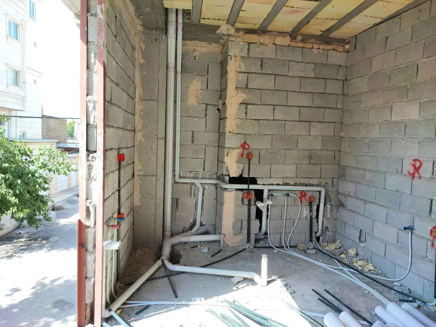 اجرای تاسیسات لوله کشی ساختمان|خدمات پیشه و مهارت|خوی, |دیوار