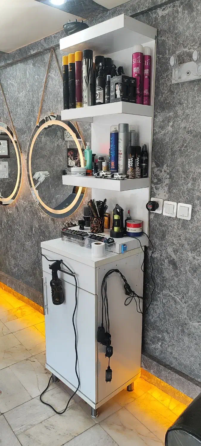 2 عدد دکور mdf آرایشگاه|آرایشگاه و سالنهای زیبایی|ابریشم, |دیوار