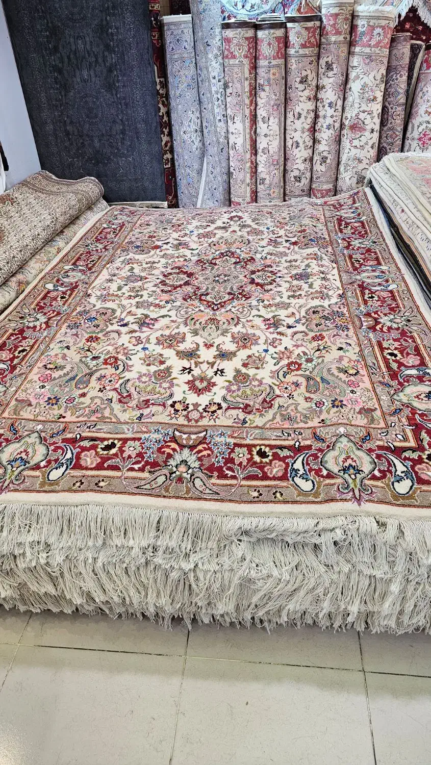 فرش طرح خطیبی کاشمر دست بافت|فرش|تبریز, |دیوار