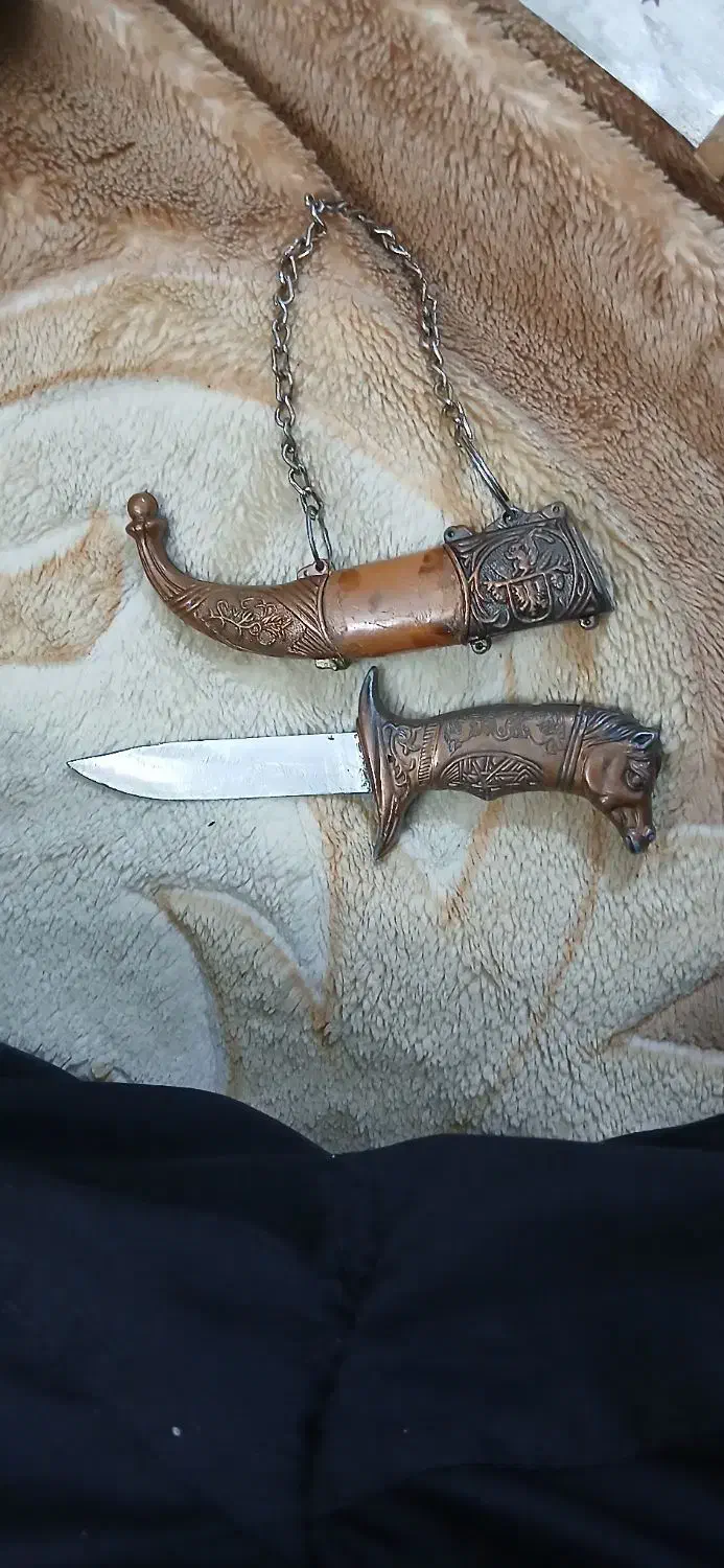 چاقو عتیقه|کلکسیون اشیاء عتیقه|بجنورد, |دیوار