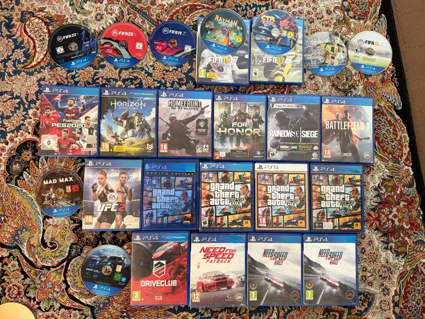 دیسک های کارکرده درحد نو،مخصوص پلی اسیتشن4 و5|کنسول، بازی ویدئویی و آنلاین|آمل, |دیوار