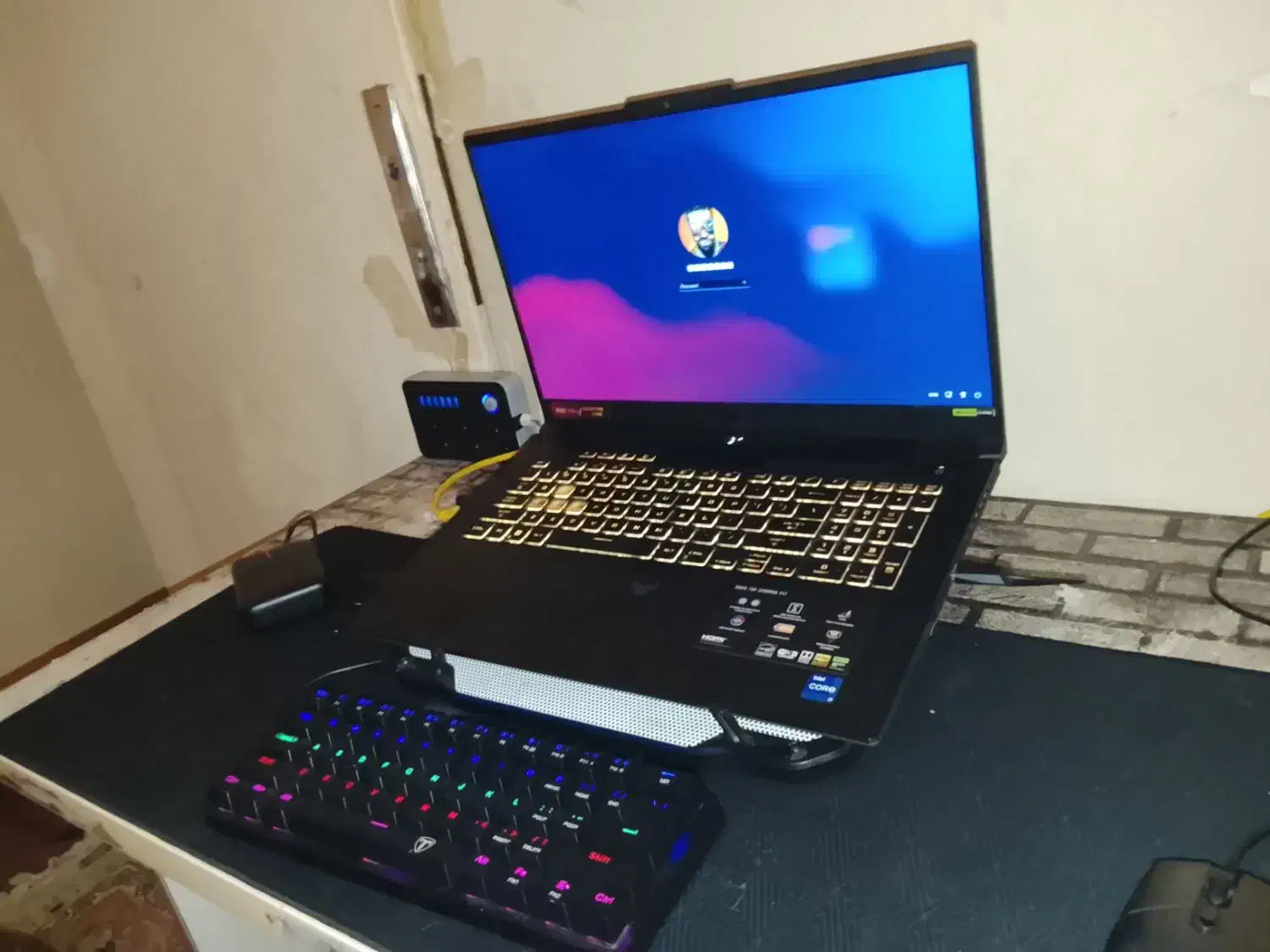 لپ تاپ TUF Gaming f17 در حد نو|رایانه همراه|گلستان (تهران), |دیوار