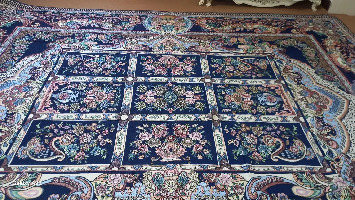 یک جفت روفرشی۱۲ متری زربافت، بسیار زیبا|روفرشی|مسجد سلیمان, |دیوار