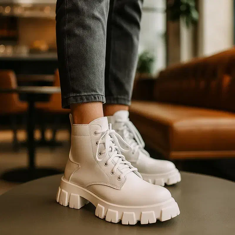 نیم بوت زنانه سفید مدل Roxana.پرداخت درب منزل|کیف، کفش، کمربند|قم, میرزائیه|دیوار